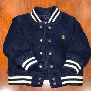 Baby Gap bear varsity jacket